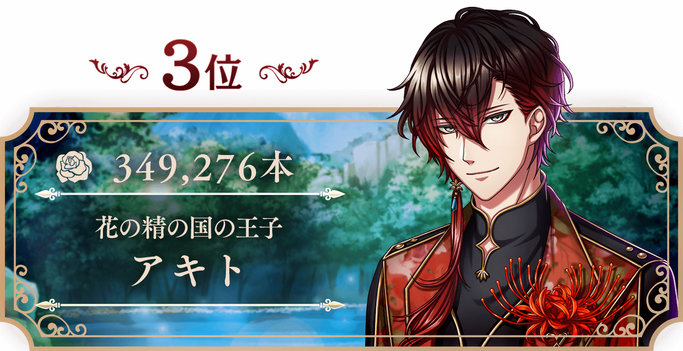 3位 アキト 349,276本
