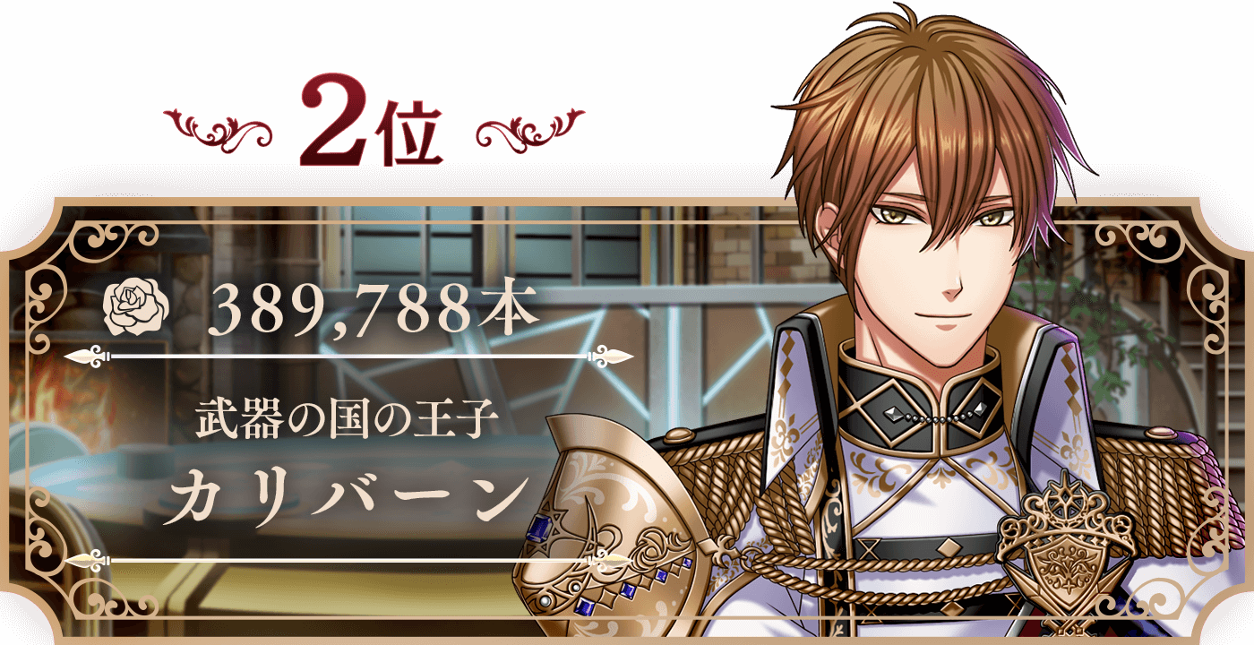 2位 カリバーン 389,788本