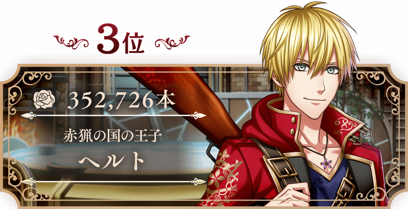 3位 ヘルト 352,726本