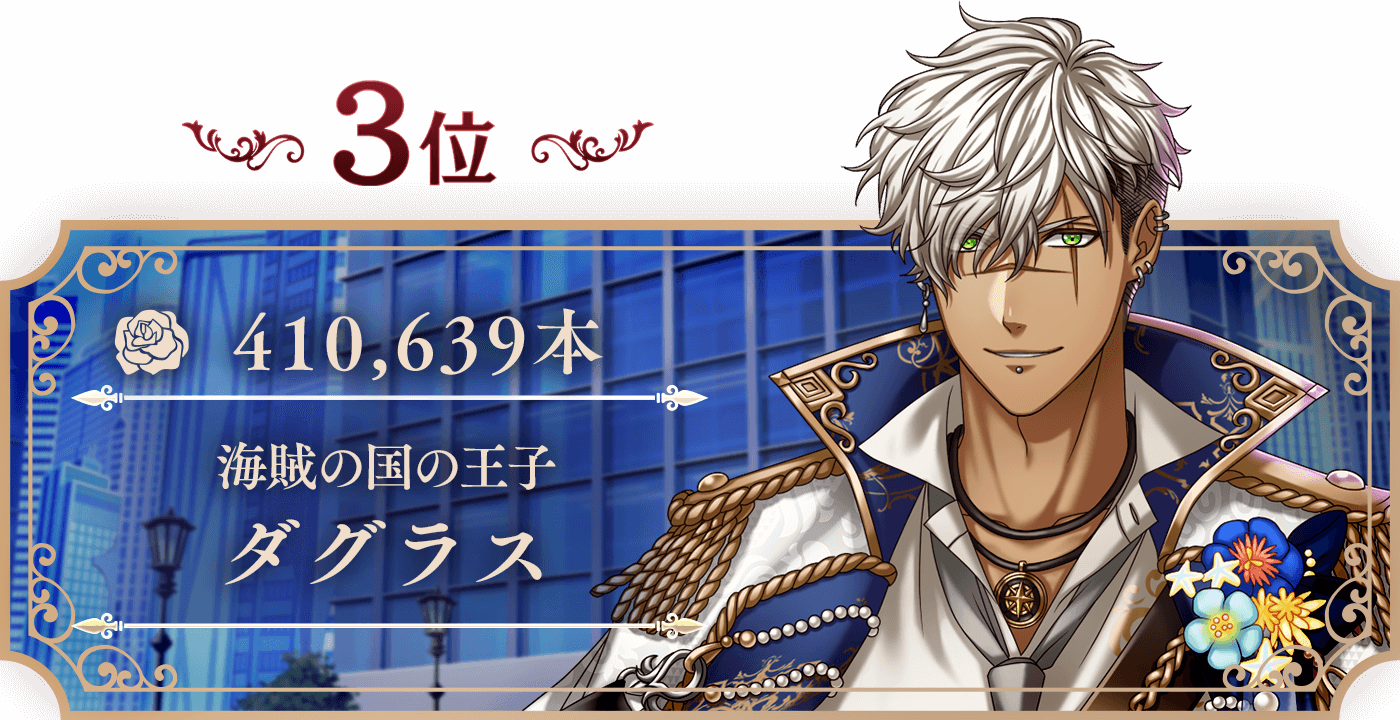 3位 ダグラス 410,639本